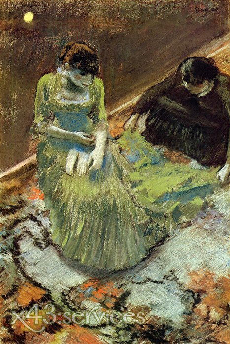 Edgar Degas - Bevor der Vorhang ruft